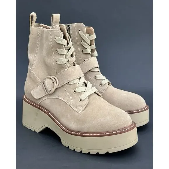 BLONDO Grayce Waterproof Lace-Up Buckled Ankle Booties Women's Size 8.5 US - Picture 3 of 12